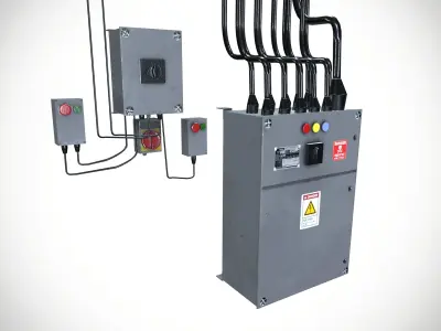 Electric Board 3D model