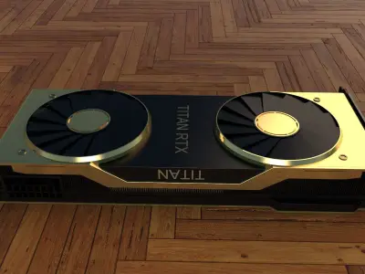 TITAN RTX 3D model