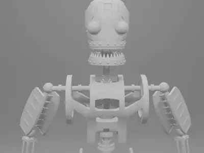 The Fnaf Skeleton Low-poly 3D model
