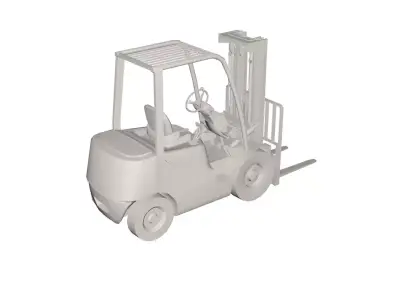 Forklift 3D model get