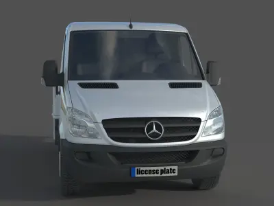 Mercedes Benz Sprinter Crafter van 3D model