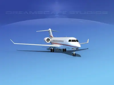 Bombardier Global Express 6000 V13 3D model