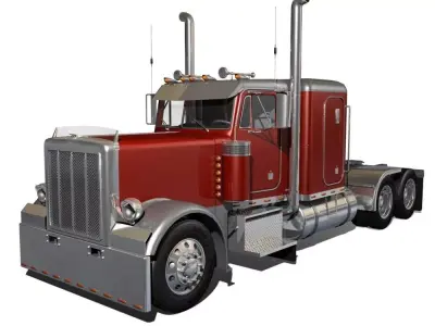 379 Semi Truck 3D model