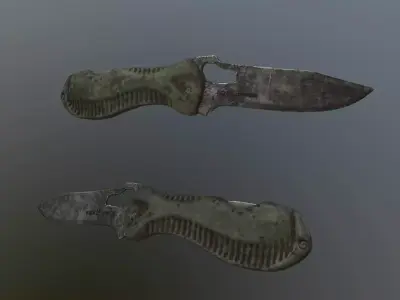 Army Knife Low-poly 3D model purchase