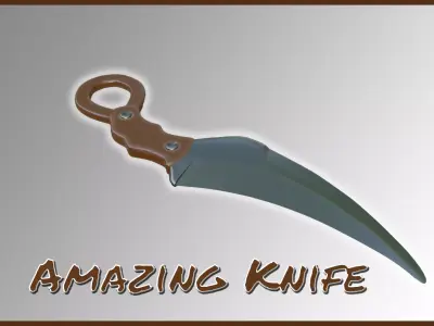 Amazing Knife  3D model