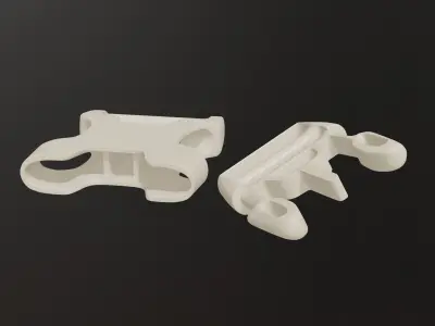 Tactical Style Bag Buckles Clips 3D model