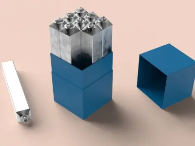 Numarator Set 4K 3D model