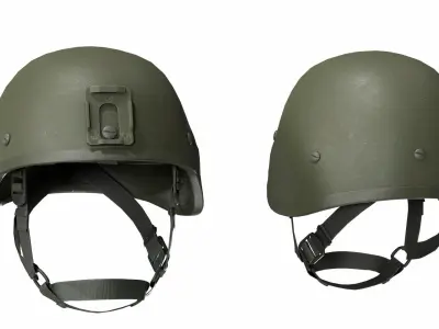 6B47 Russian Ratnik Helmet Modular Pack Low-poly 3D model