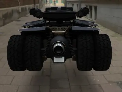 Batmans war car 3D model