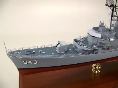 Forrest Sherman Class Destroyer US Navy Warship 3D print model