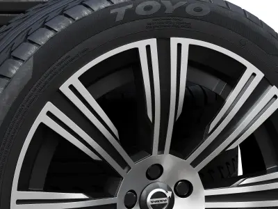 Volvo wheels  3D model