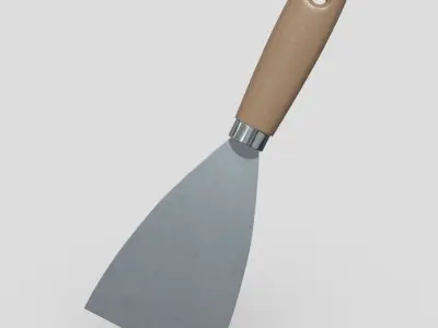 Painter Spatula Low-poly 3D model