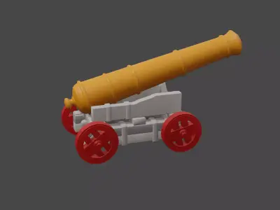 Cannon Ball Low-poly 3D model
