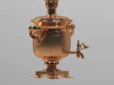 Antique samovar 3D model