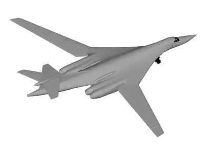 Tupolev Tu-160 3D model purchase