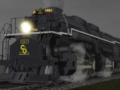 Allegheny Locomotive 3D model