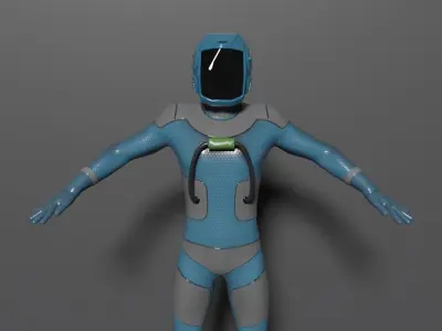Enviromental suit Free 3D model
