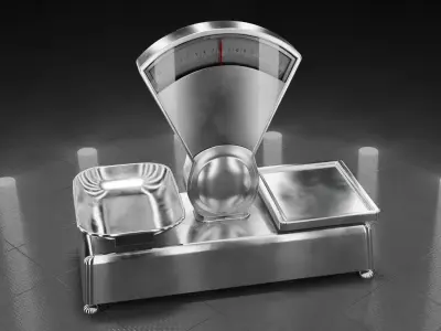 Balance Scale 3D model get