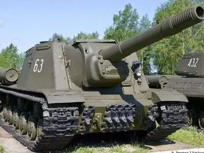 ISU 120 Soviet Tank 3D Print STL Model 3D print model