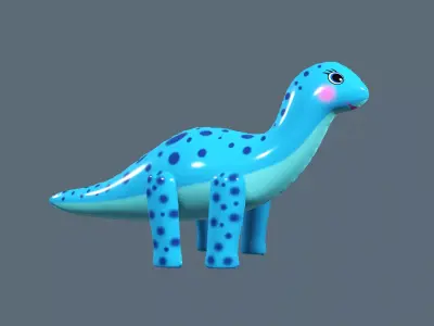 Inflatable Dinosaur Toy  3D model