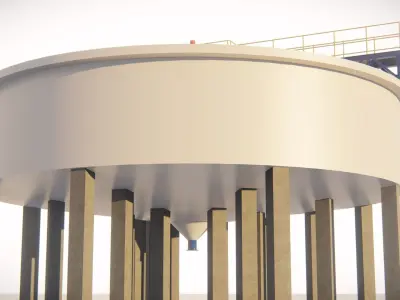 thickener 3D Model 3D model purchase