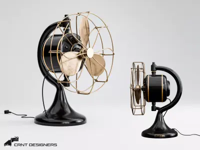 Vintage Fan 3D model