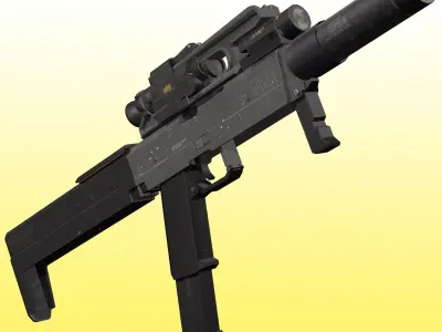 FMG 9 Rig Low-poly 3D model