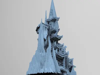 Emperor Monarch Cliff 6  3D model