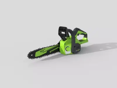 Machinery Low-poly 3D model