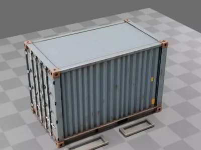 Modular Shipping Container 3D model