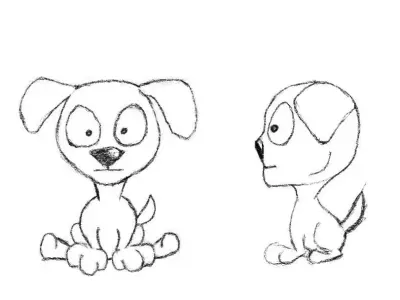 Dog Rig Low-poly 3D model