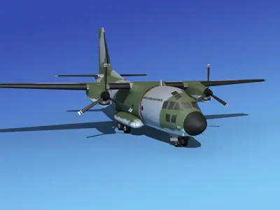 Alenia C-27A Spartan USAF 2 3D model