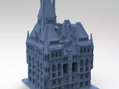 Minister for magic Tower 1  3D model