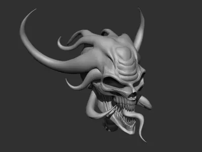 Skull demon 3D model