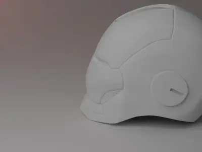 Iron Man Helmet 3D model shop