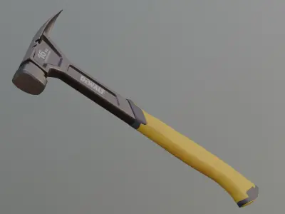 Hammer DeWALT Low-poly 3D model