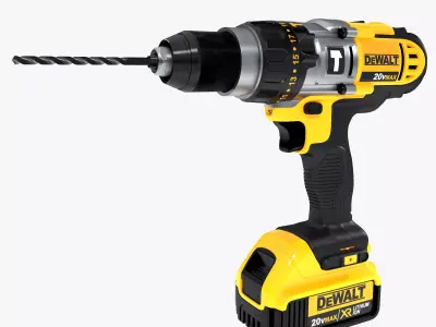 Cordless Power Drill 3D model