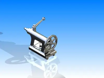 Tailstock assembly Free 3D model