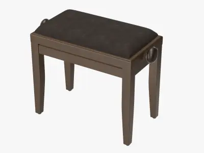 Piano chair 3D model
