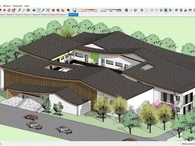 Sketchup Kindergarten C3 3D model