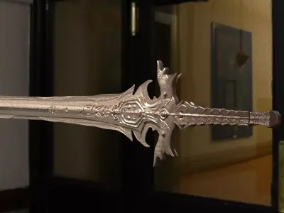High Fantasy Dragon Slayer Sword 3D model
