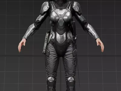 Sci-fi props Kara 3D model