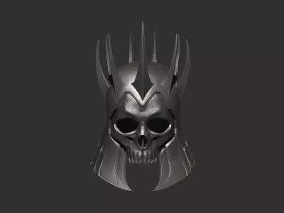 Helmet concept from Witcher 3 3D model