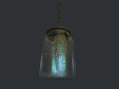 Bees Jar Animated 3 Low-poly 3D model