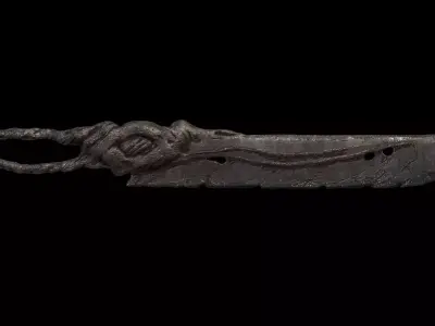 Old Weapon Sword02 Low-poly 3D model