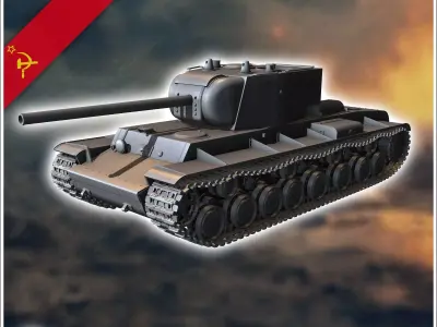 KV-4 Object 224 Dukhov - Soviet army WW2 Second World East front 3D print model purchase