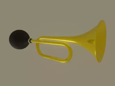 Car Air Horn 3D model