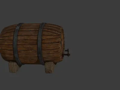 cask ale 3D model