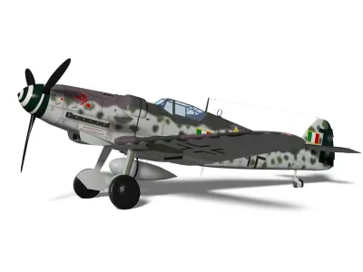 Messerschmitt Bf 109 G14 3D model