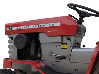 Massey Ferguson 16 lawn Tractor 1975 3D model
